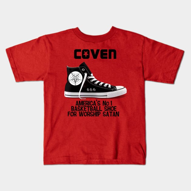 Coven All Stars Black Kids T-Shirt by DeeSStructive